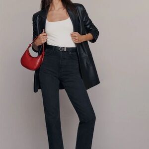 REFORMATION Cynthia High Rise Straight Jeans